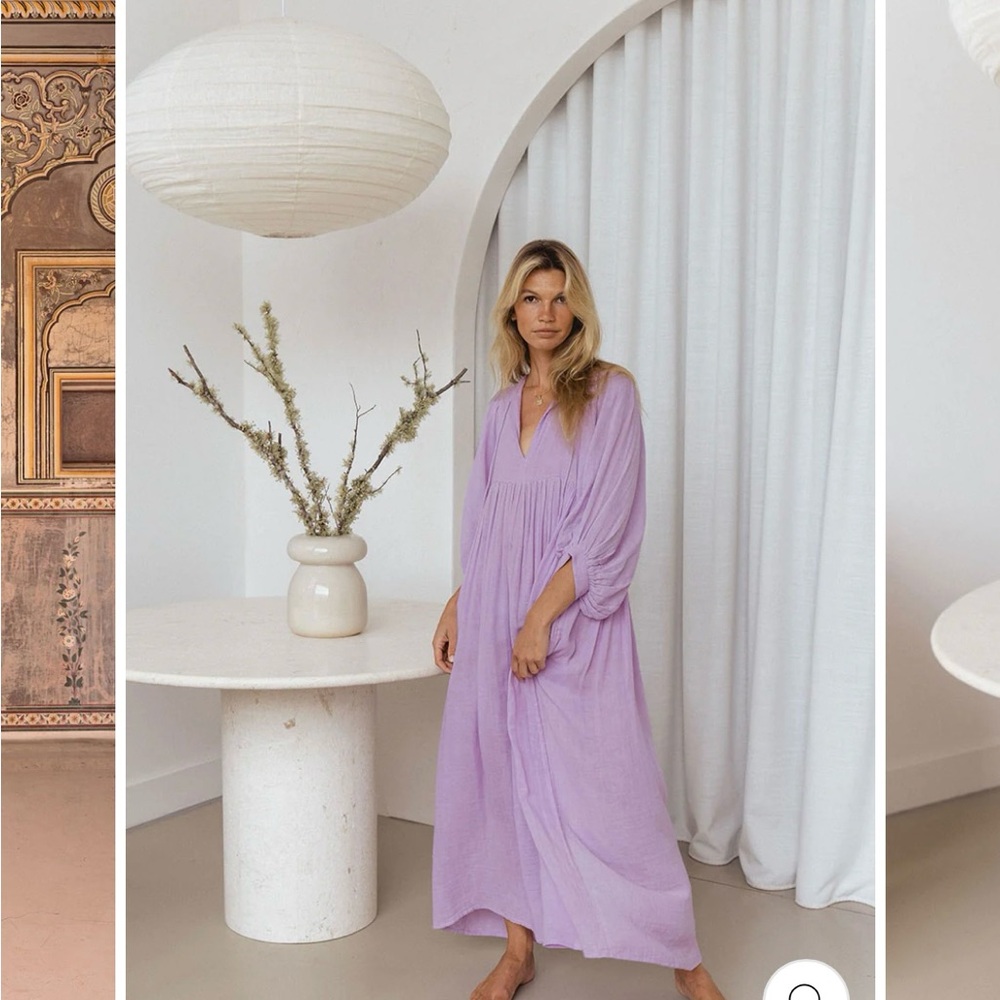 Daughters of India Lavender Maxi Dress